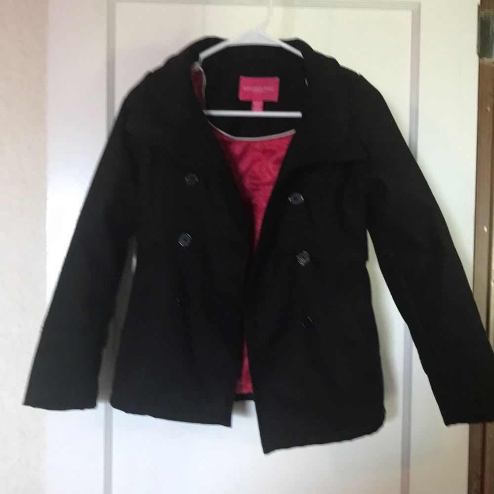 London Fog Pea Coat Big Girl size Medium